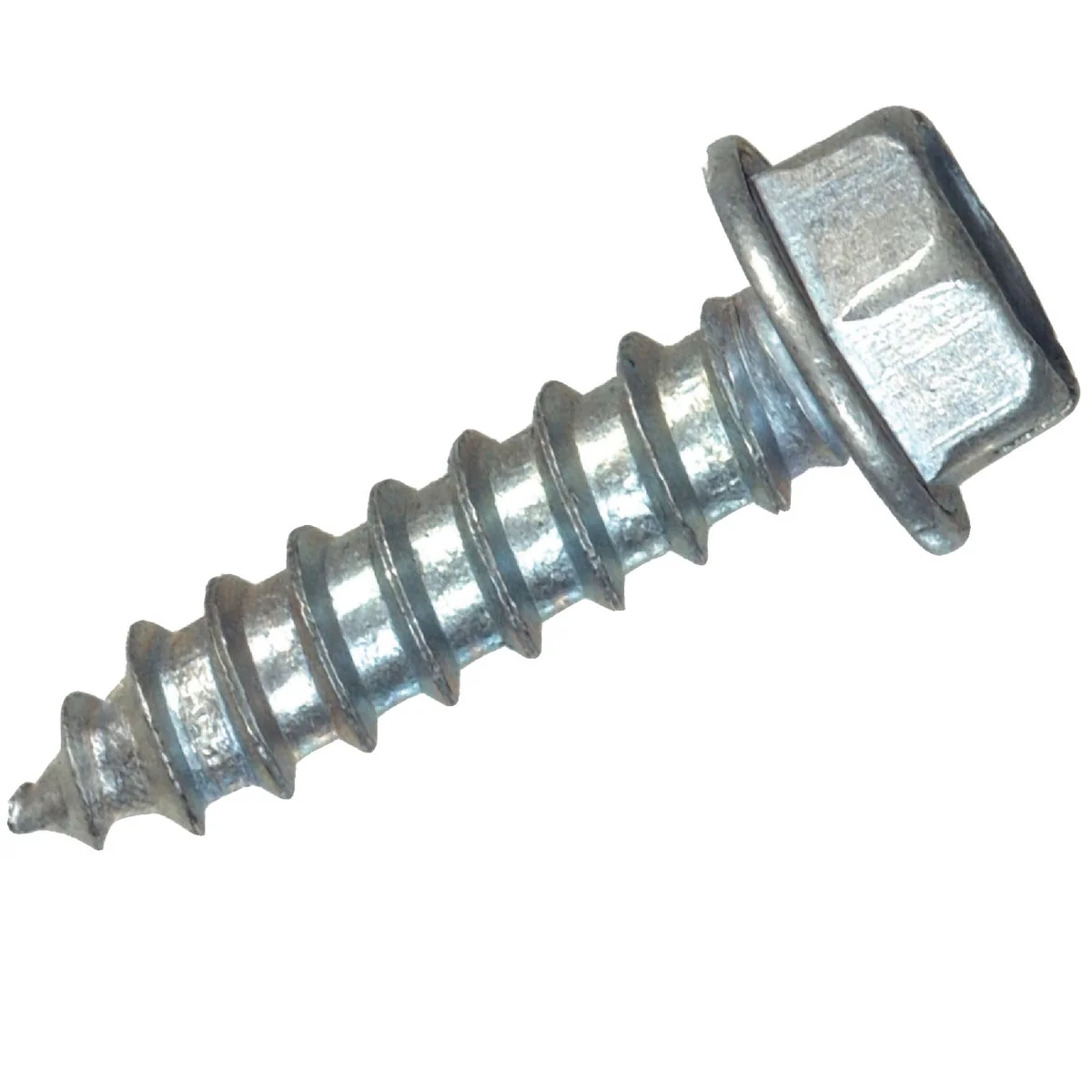 Consistent Hillman 8 x 1 2 In. Slotted Hex Washer Head Chrome Sheet Metal Screw 15 Ct. Fashionable