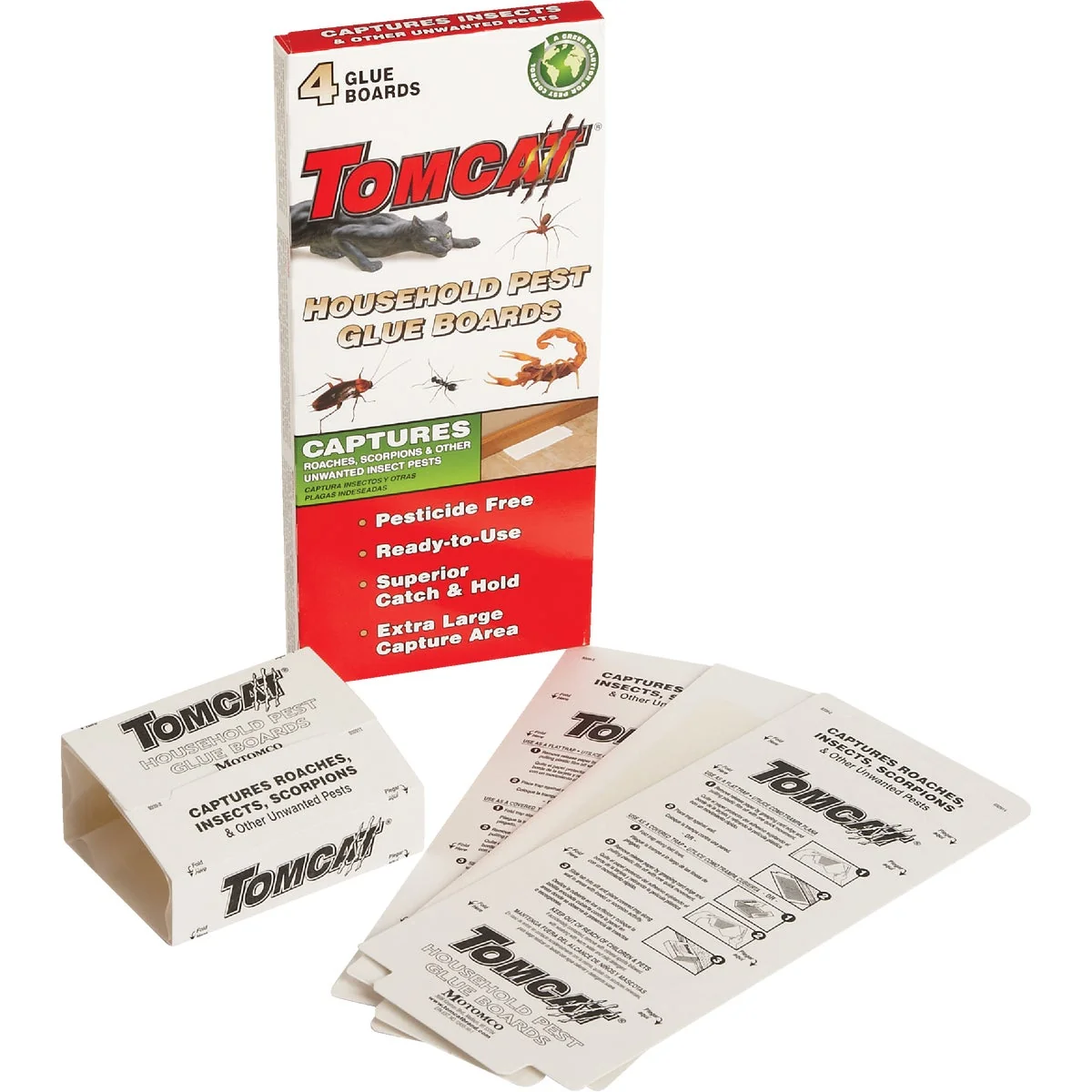 Soft Tomcat Disposable Indoor Insect Trap 4-Pack Premium Material