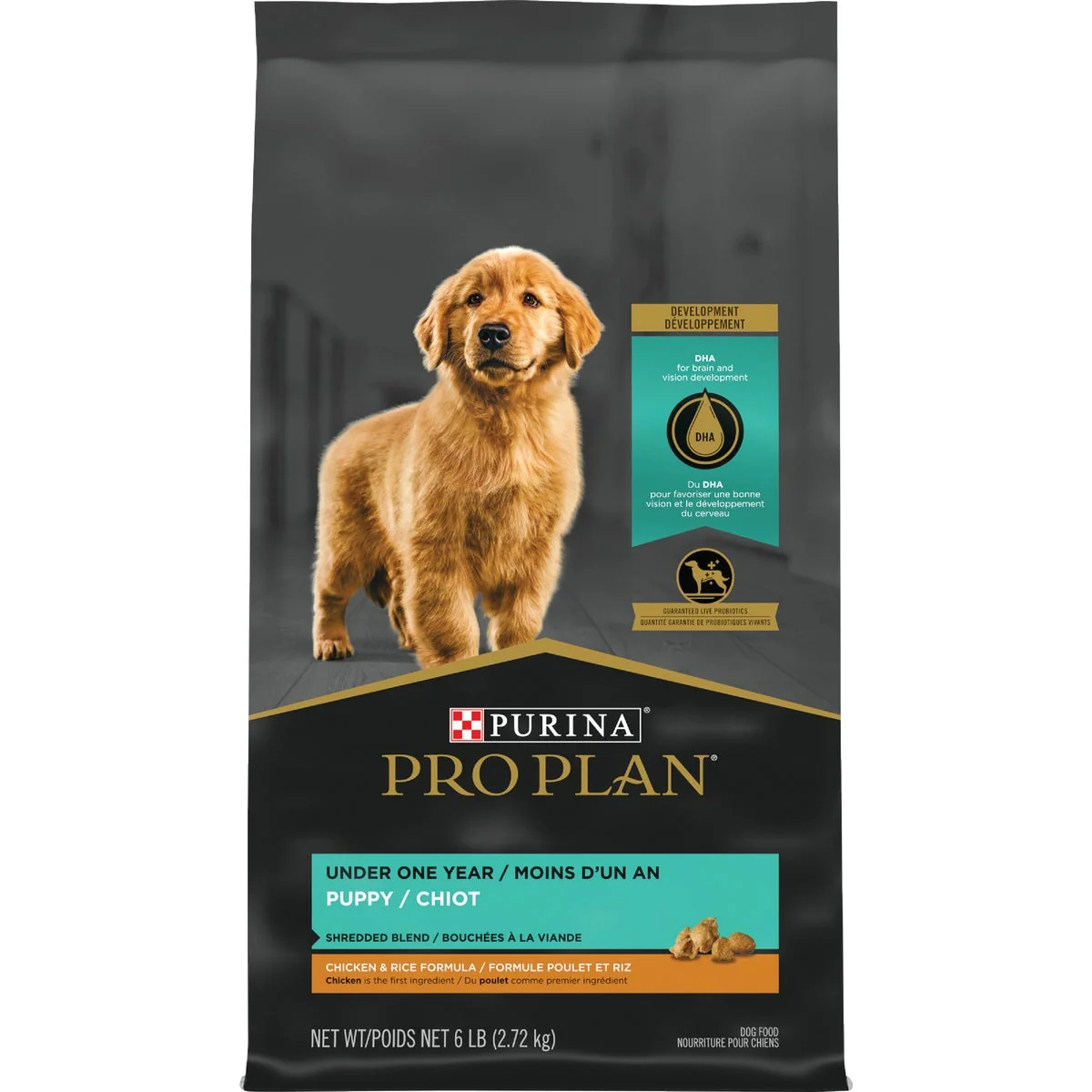 Stylish Purina Pro Plan Shredded Blend 6 Lb. Chicken Rice Flavor Dry Puppy Food Breathable