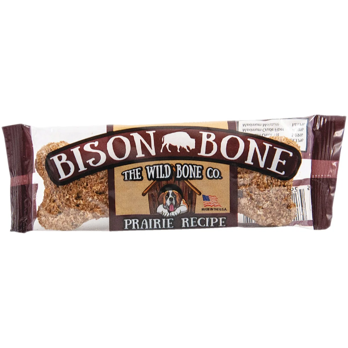 Specialty The Wild Bone Company Bison Bone Prairie Jerky Dog Treat 1 Oz. Unique