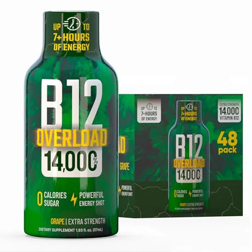 User-Friendly B12 Overload Extra Strength Energy Shot 92.64 Fl Oz Professional