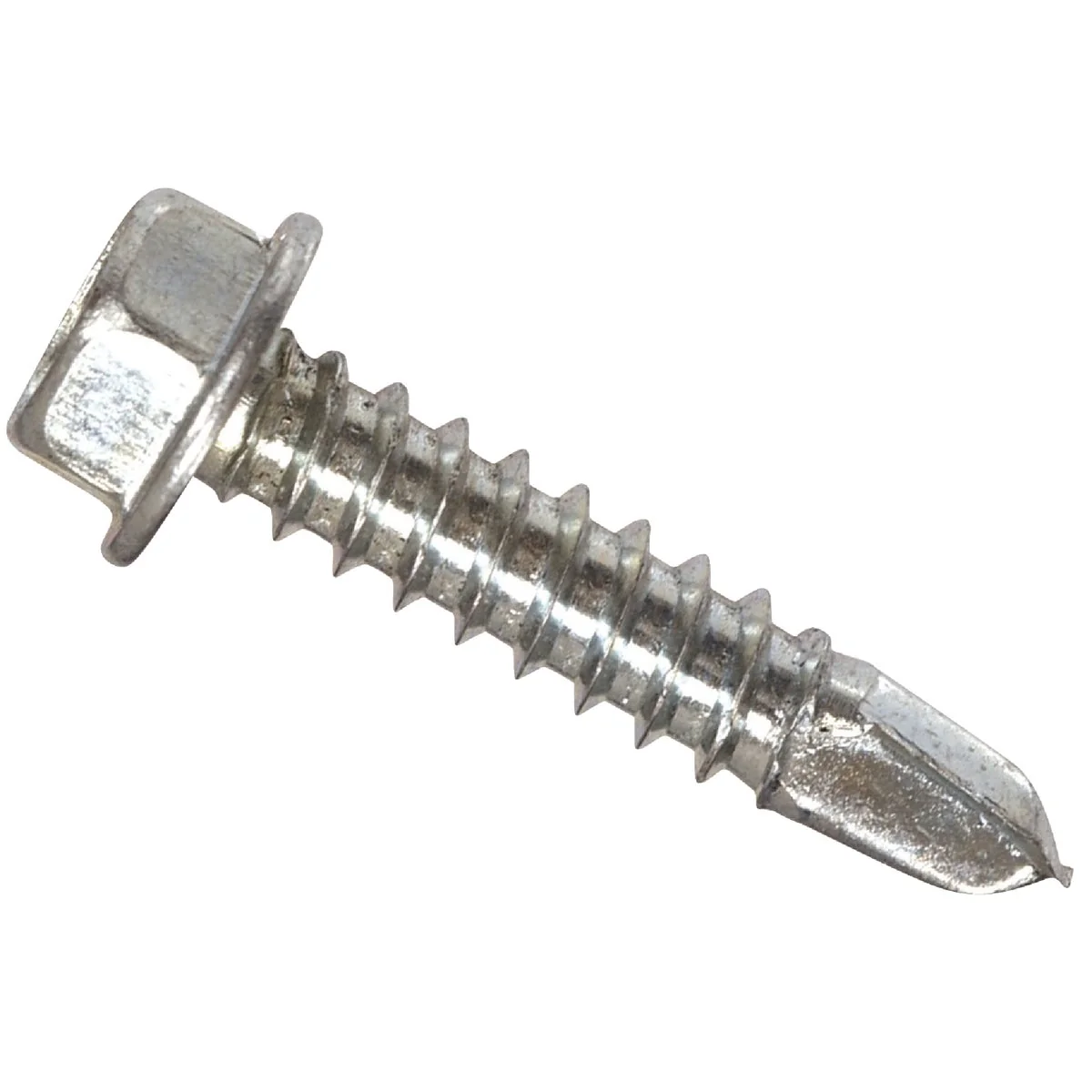 Safe Hillman 10 - 16 x 1 2 In. Hex Washer Head Self-Drilling Sheet Metal Screw 100 Ct. Recyclable