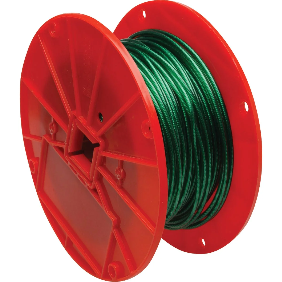 Flexible Campbell 1 16 In. x 250 Ft. Vinyl-Coated Iron Clothesline Cable Traditional