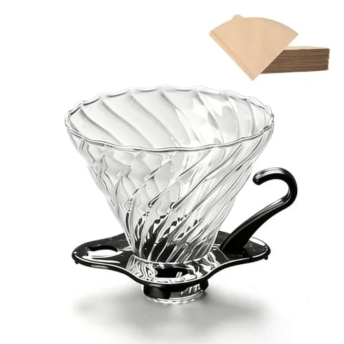 Authentic Glass Coffee Dripper Proven