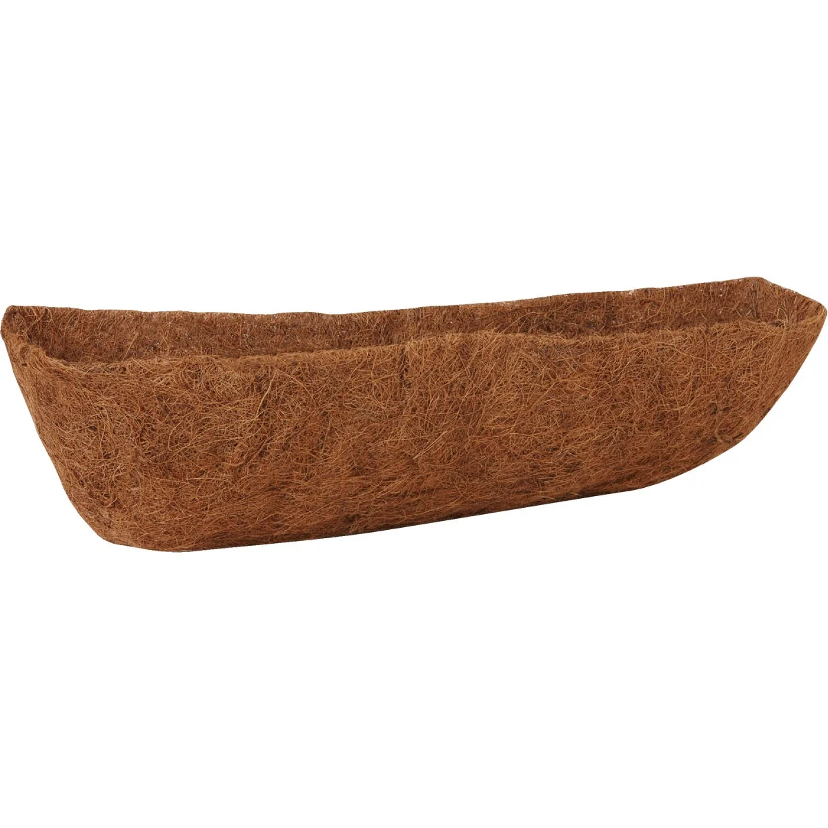Contemporary Garden 24 In. W. x 7.8 In. L. x 6.5 In. D. Coconut Fiber Trough Plant Liner Healthy