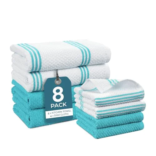 Outstanding Kitchen Towel Set 8 Pc 8 Count Convenient