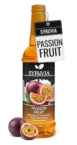 Soft Passion Fruit Syrup 25.4 Fl Oz Premium Material