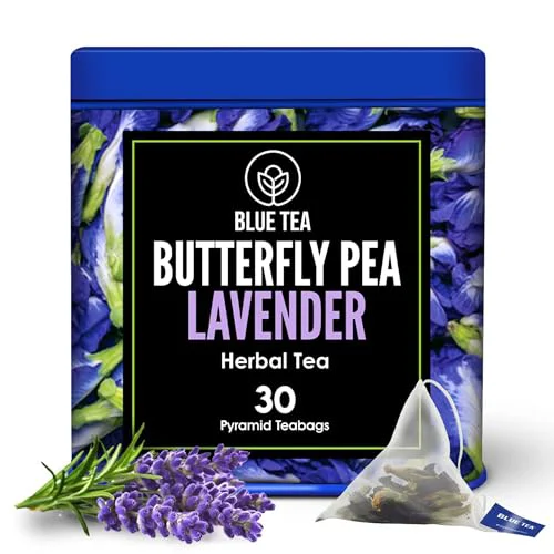 Contemporary Butterfly Pea Flower Tea 30 Count Easy-to-Use