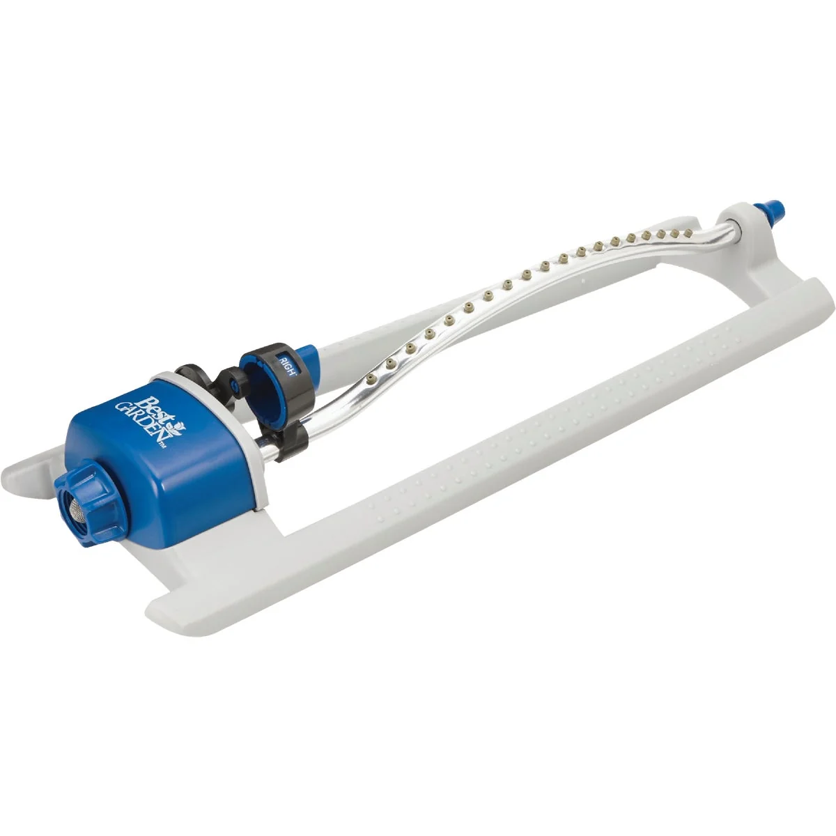 Artisan Garden Poly 3400 Sq. Ft. Blue Gray Oscillating Sprinkler Smart