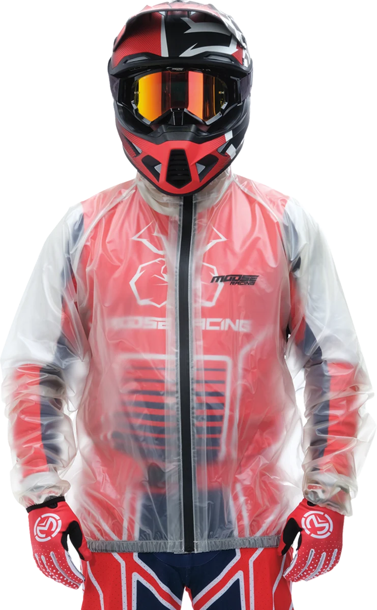 Original Design MOOSE RACING Rain Jacket - Clear - 2XL 2854-0375 Eco-Friendly