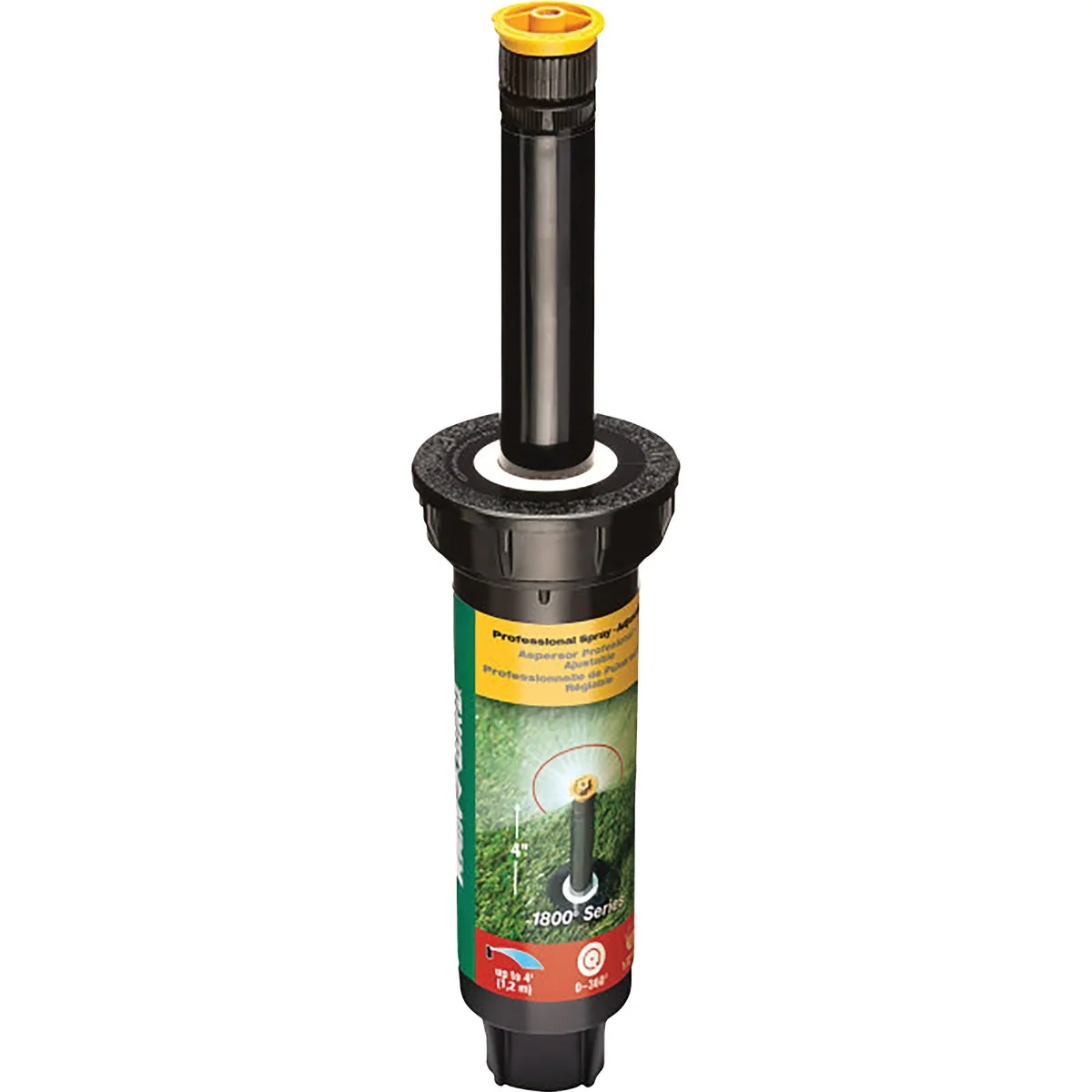 Safe Rain Bird 4 In. Full Circle Adjustable 4 Ft. Rotary Sprinkler Premium
