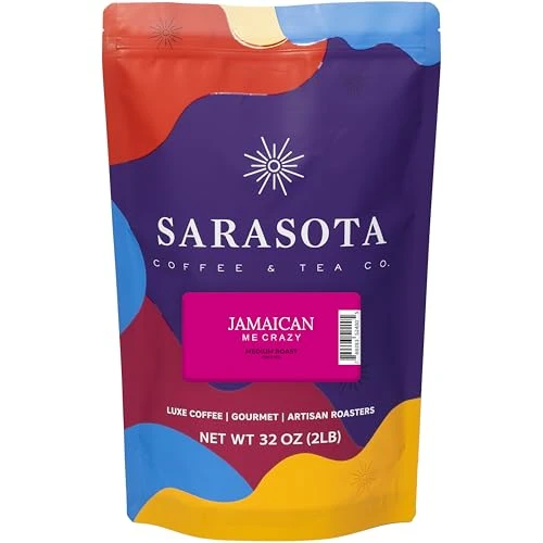 Authentic 2 lb Jamaican Me Crazy Ground Coffee 32 Ounce Specialty