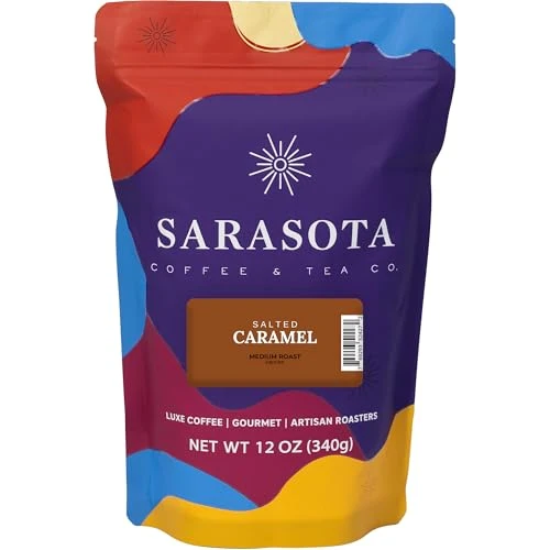 Top-Quality Salted Caramel Ground Coffee 12 Ounce Healthy