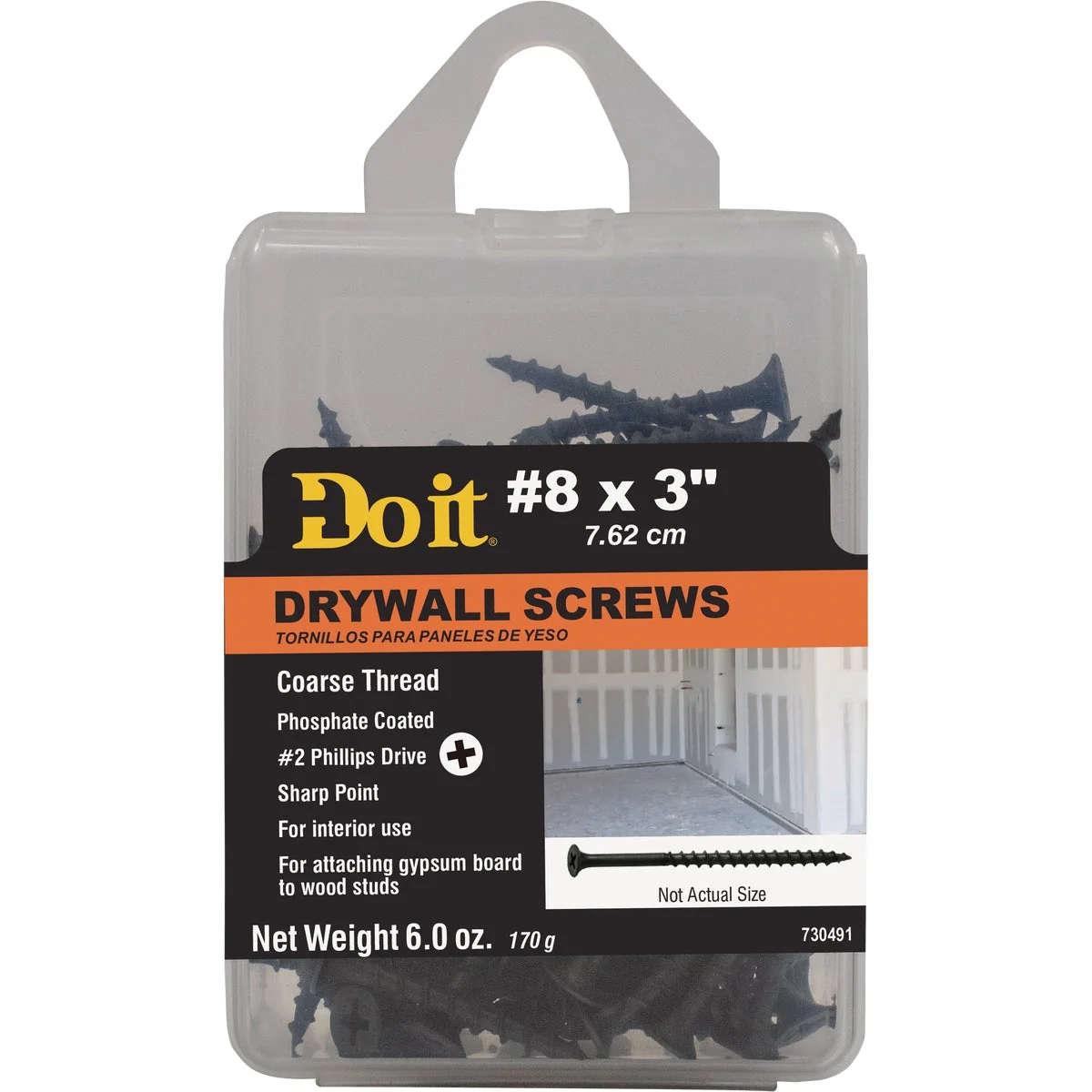 Exclusive Do it 8 x 3 In. Coarse Thread Phosphate Drywall Screw Modern