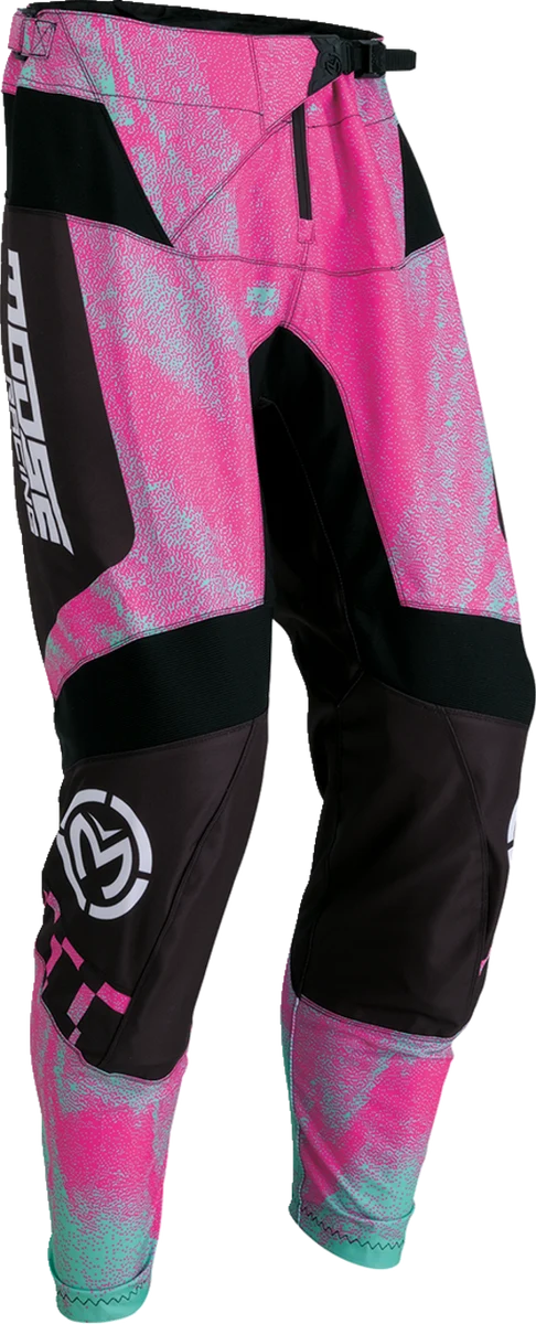Smooth MOOSE RACING Qualifier Pant - Pink Teal - 28 2901-10805 Excellent
