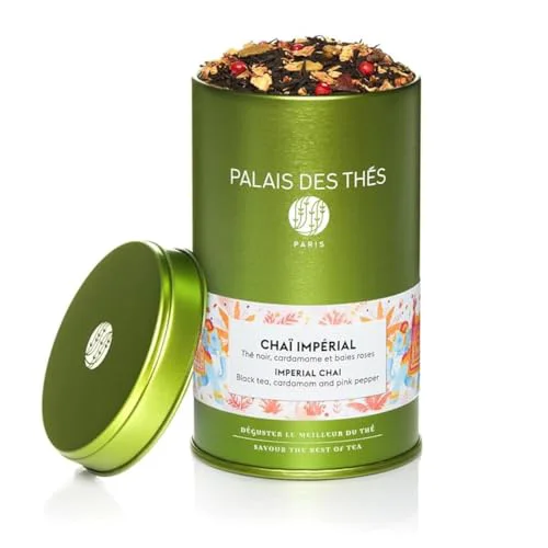 Traditional Chai Tea Organic Imperial Chai Blend with Cardamon Pink Pepper 3.5 Ounce Classic