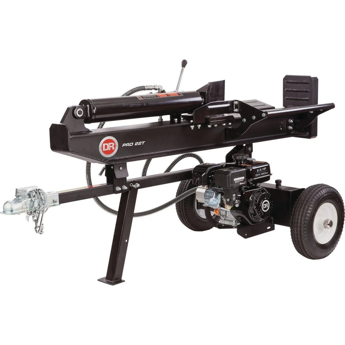 Innovative DR Power 22 Ton Horizontal Vertical Gas Log Splitter Elegant