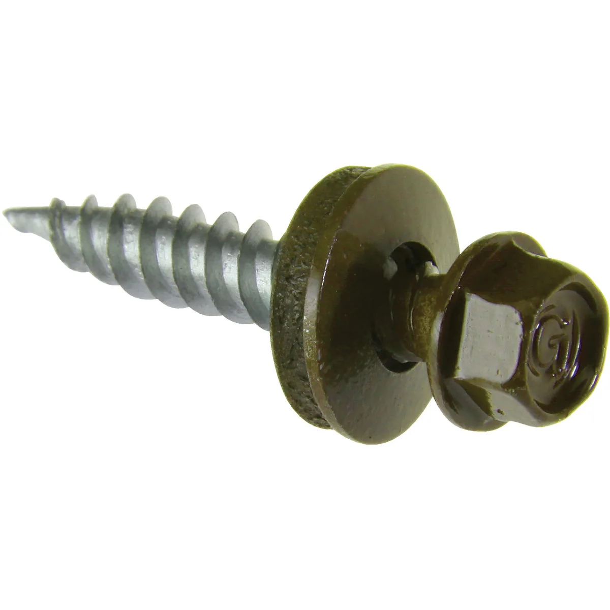 Elegant Do it 9 x 1-1 2 In. Hex Washered Green Framing Screw 250 Ct. Breathable