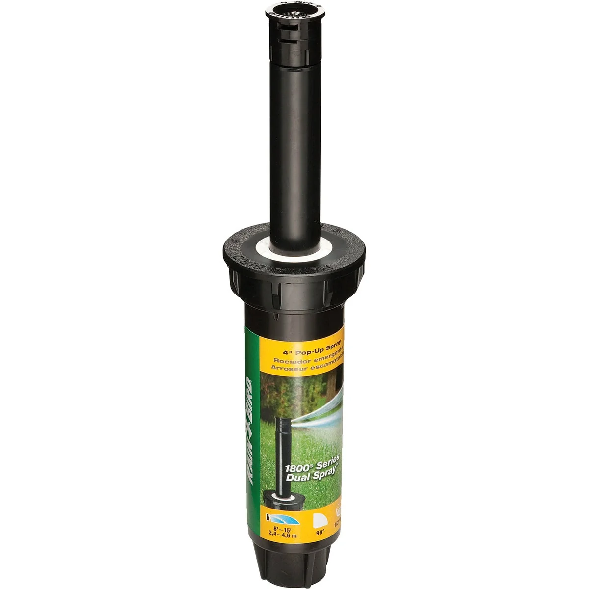 High-End Rain Bird 4 In. Quarter Circle Dual Spray Pop-Up Head Powerful