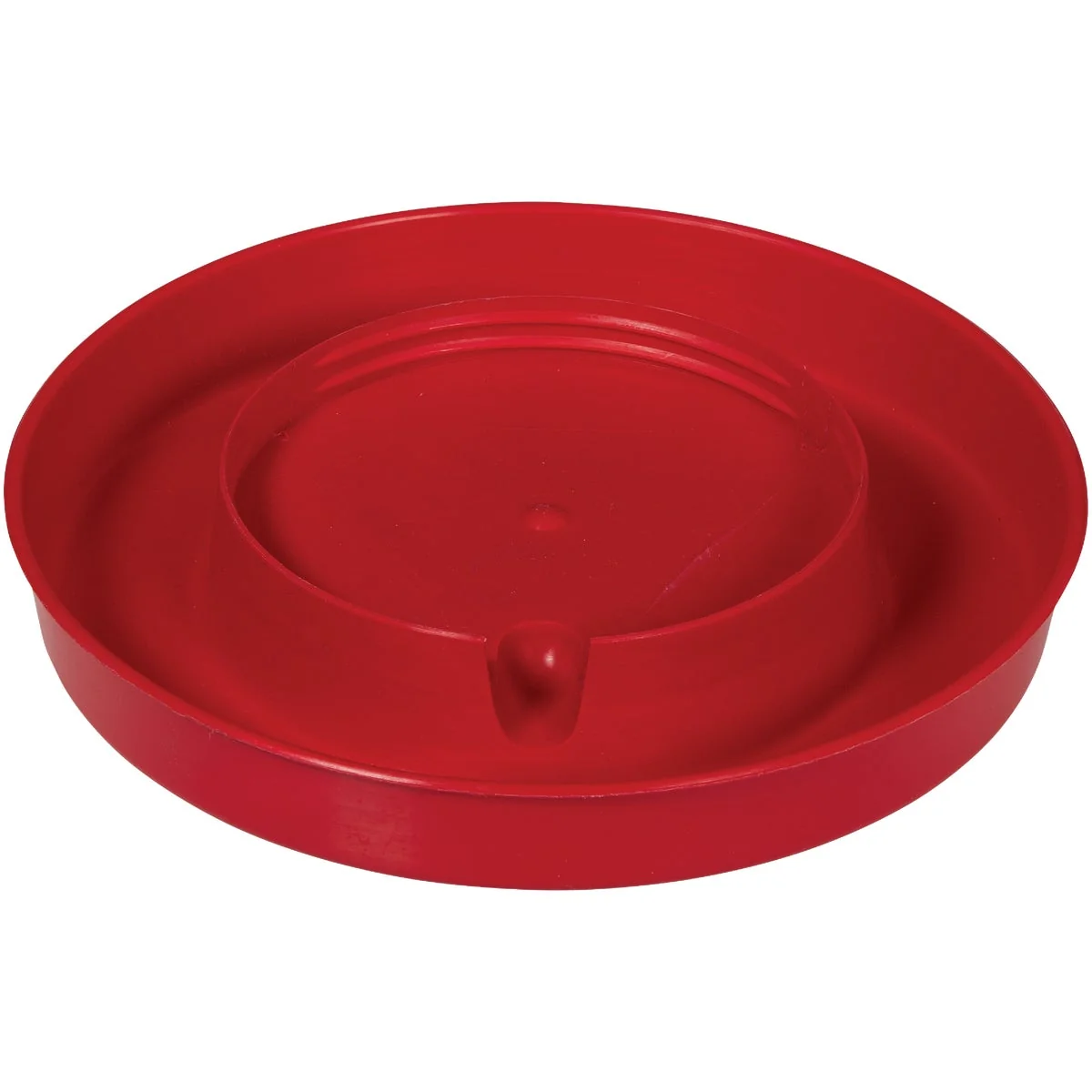 Original Design Farm-Tuff 1 Gal. Screw-On Red Polypropylene Poultry Waterer Base Exclusive
