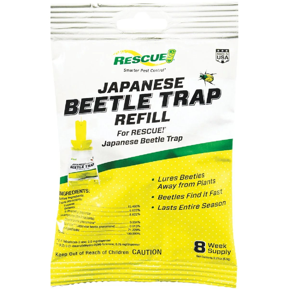 Specialty Rescue Plastic Japanese Beetle Trap Refill High-End