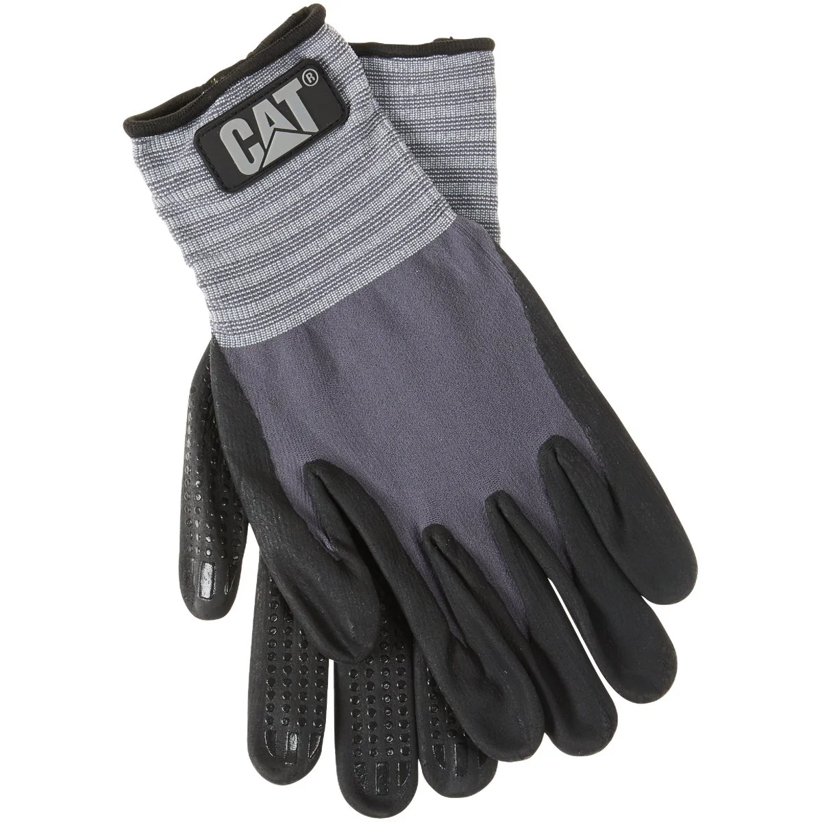 Flexible CAT Men's XL Dotted Dipped Nitrile Coated Glove Specialty
