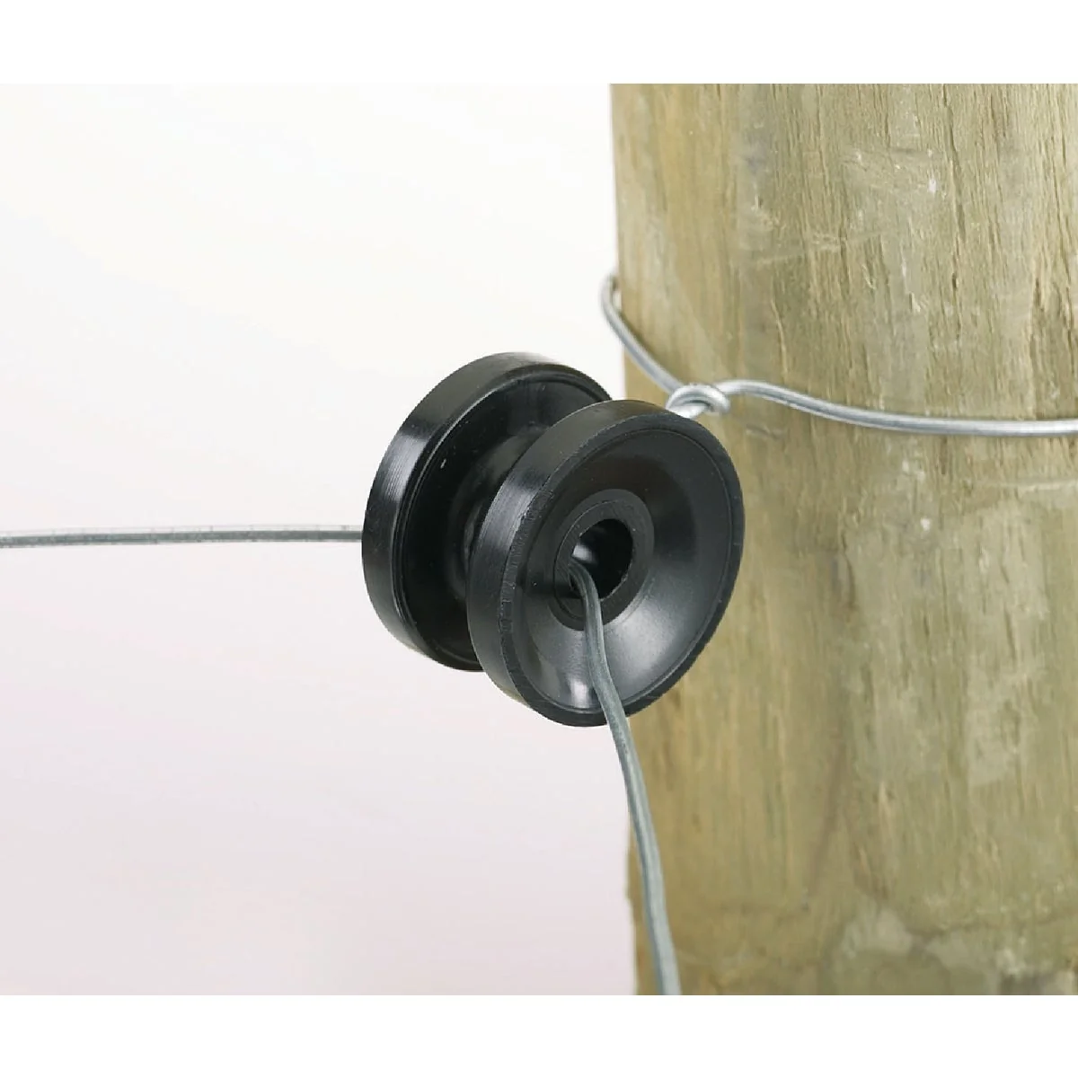 Natural Dare Corner End Black Polymer Electric Fence Insulator 10-Pack Efficient