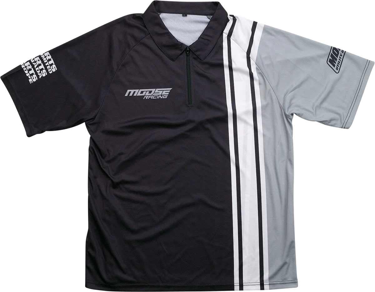 Professional MOOSE RACING Moose Pit Shirt - Black - XL 3040-3037 Innovative