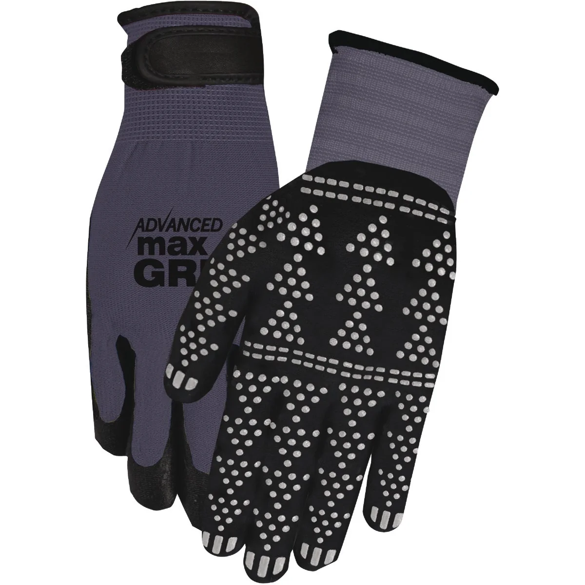 Fine Midwest Gloves Gear Advanced MAX Grip Unisex Large XL Nitrile Coated Gloves Artisan