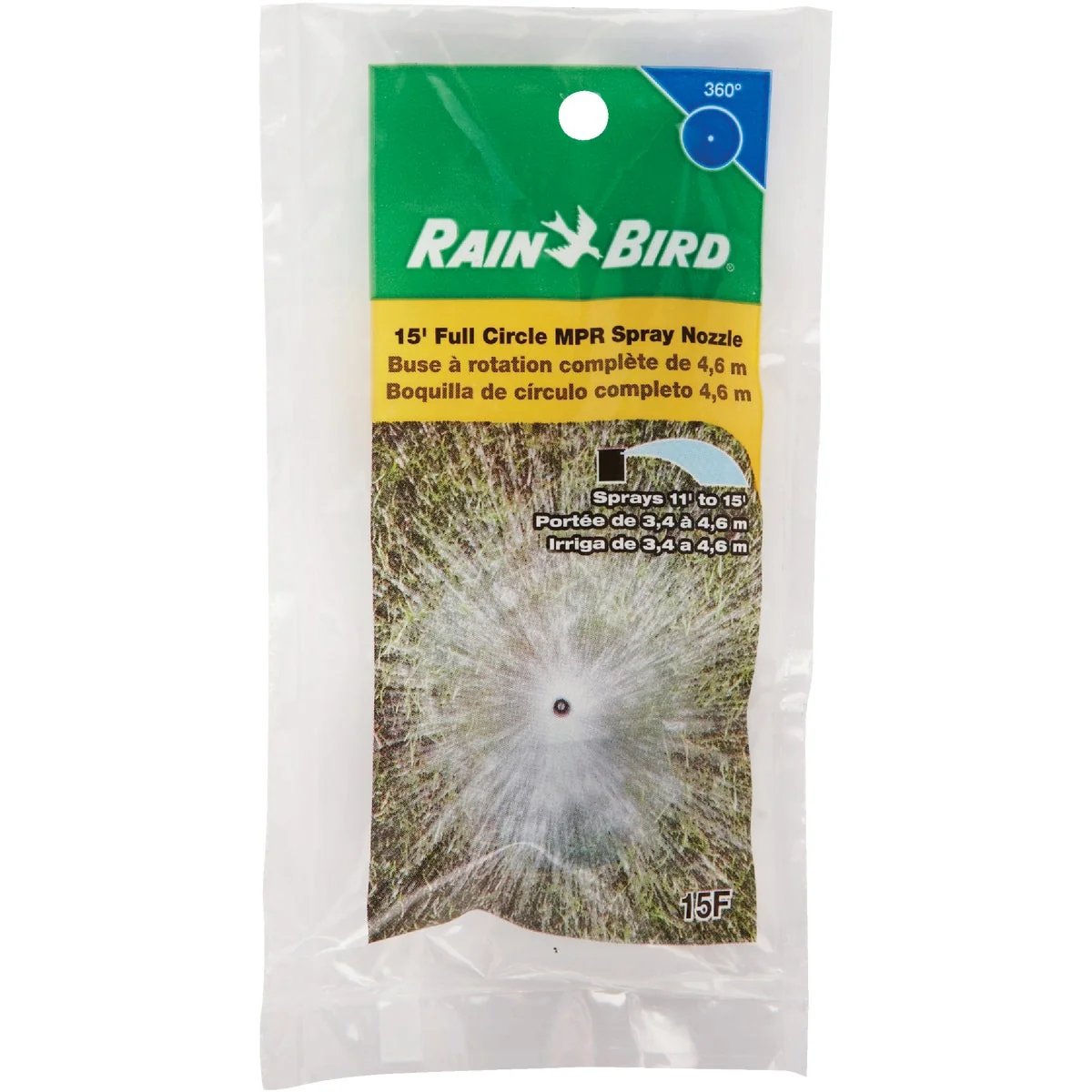 Original Rain Bird Full Circle Plastic Spray Head Nozzle Selected