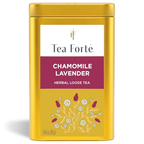 Solid Chamomile Lavender Loose Leaf Tea Canister High-End