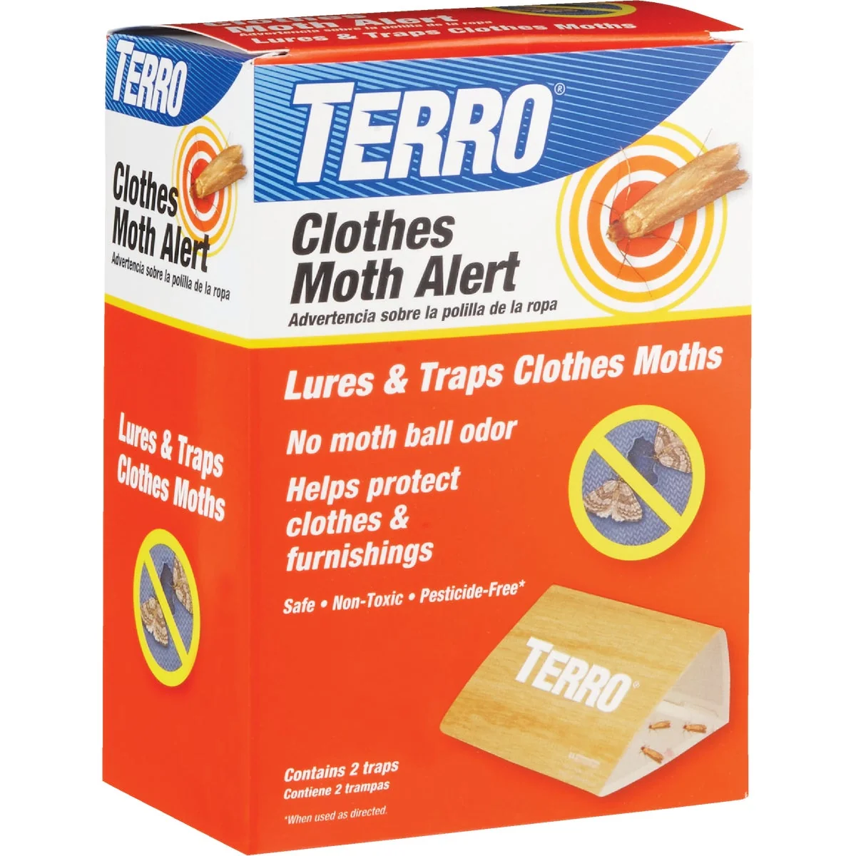 Quality Terro Glue Clothes Moth Alert Trap 2-Pack Unique