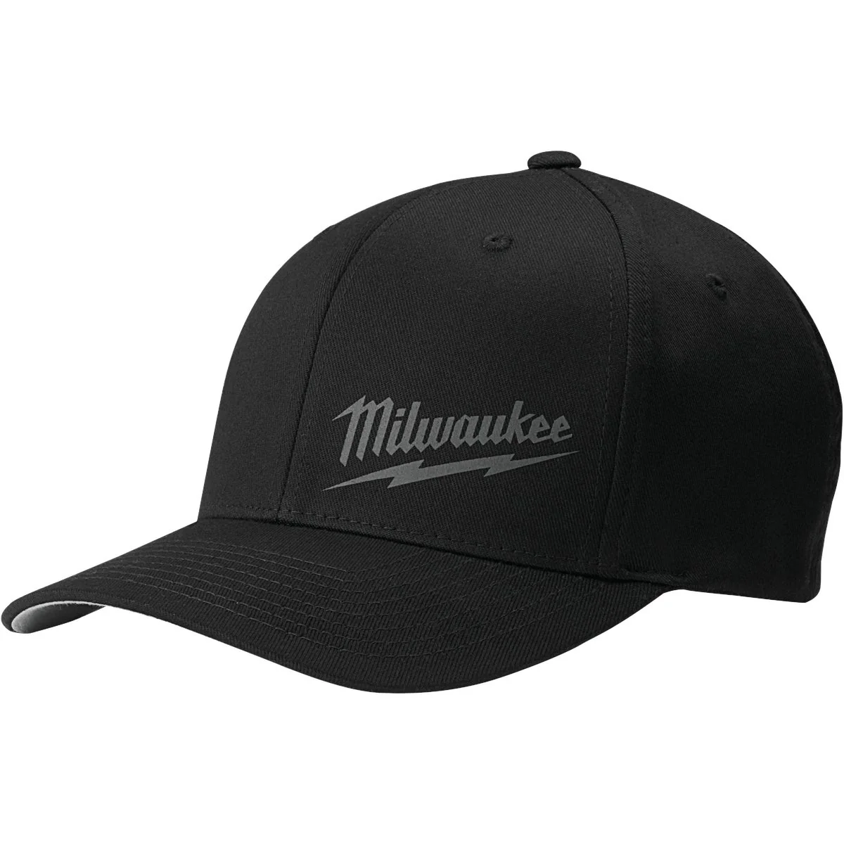 Superior Milwaukee FlexFit Black Fitted Hat S M Stylish
