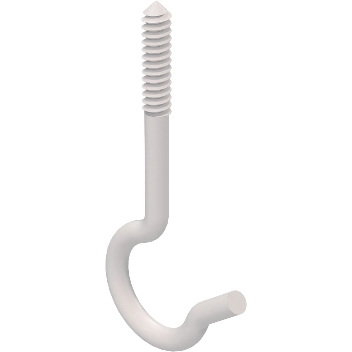 Fast National 2-1 2 In. White Ceiling Hook 3-Pack High-Quality