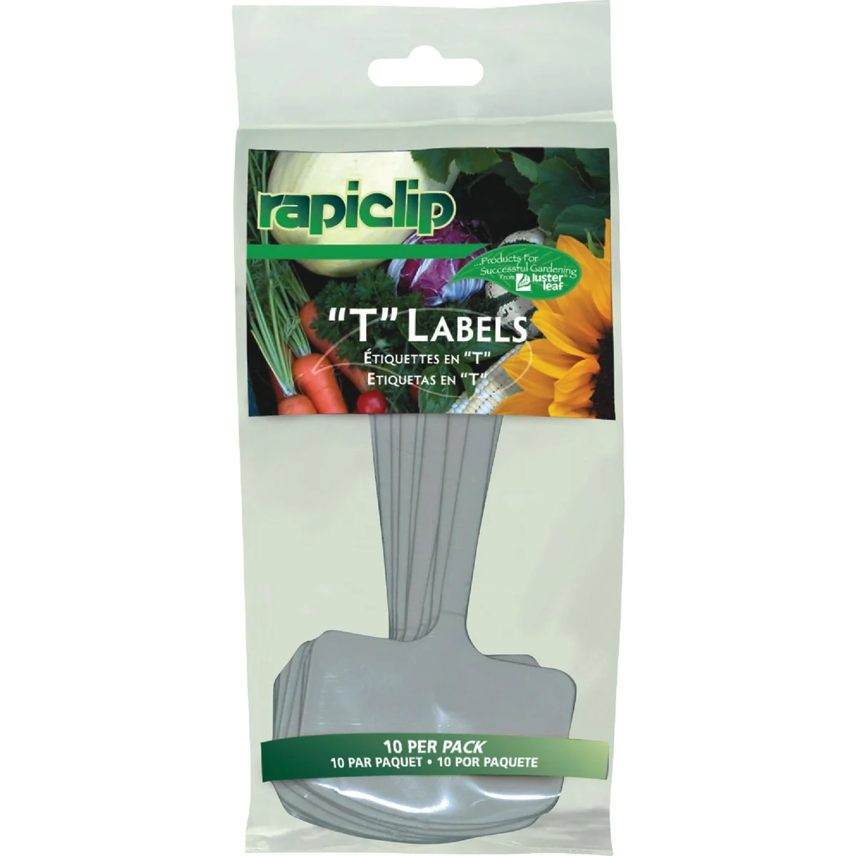 Refined Rapiclip 6 In. Plastic Plant Garden Marker T-Label 10-Pack Outstanding