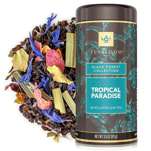 Certified Tropical Paradise Loose Leaf Black Tea with Mango Pineapple Practical