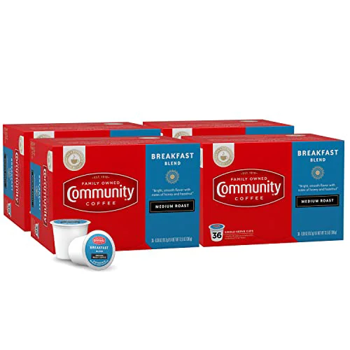 Versatile Breakfast Blend 144 Count Coffee Pods Relaxed