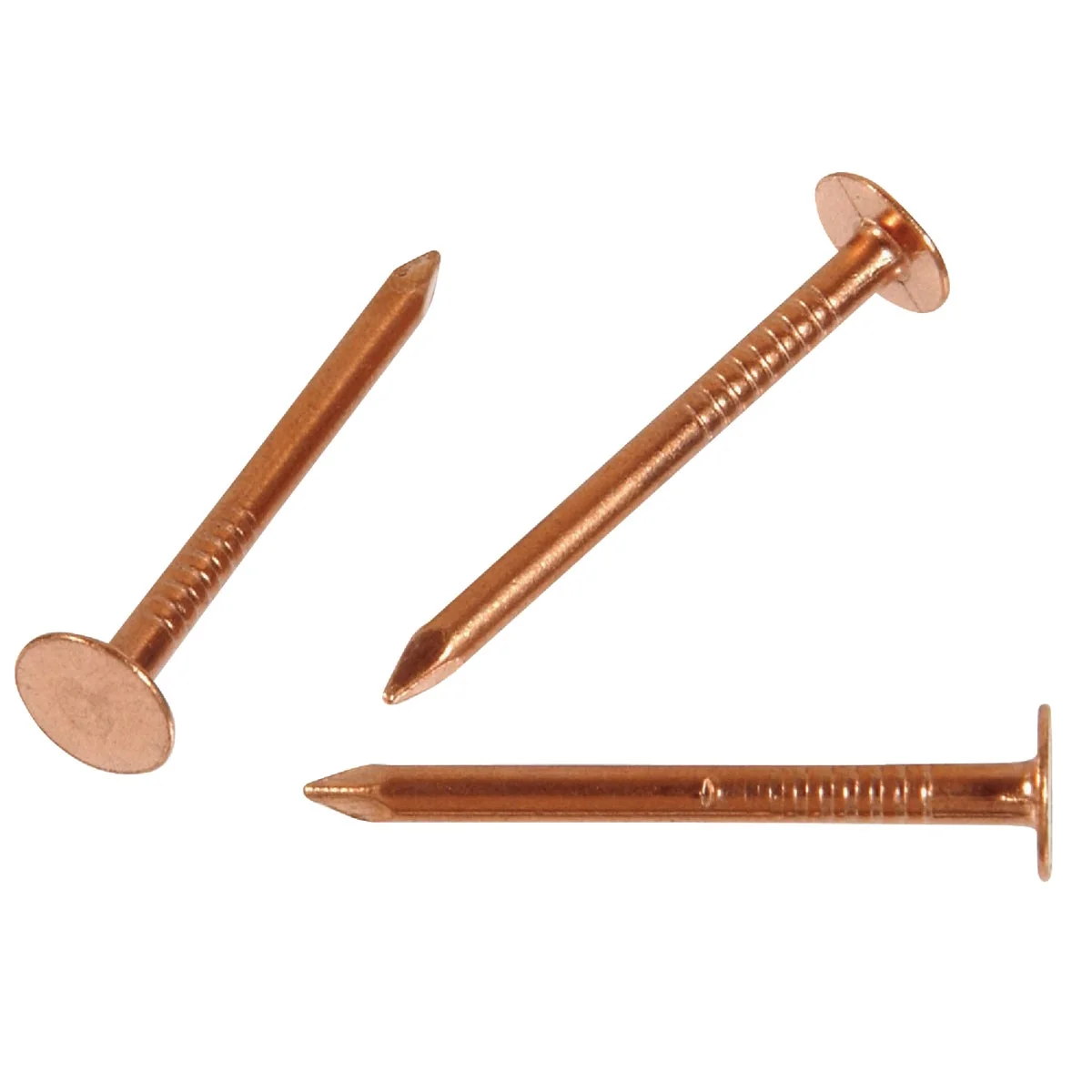 Natural Hillman Anchor Wire 1-1 4 In. 11 ga Copper Slate Specialty Nails 5 Ct. 6 Oz. Flexible