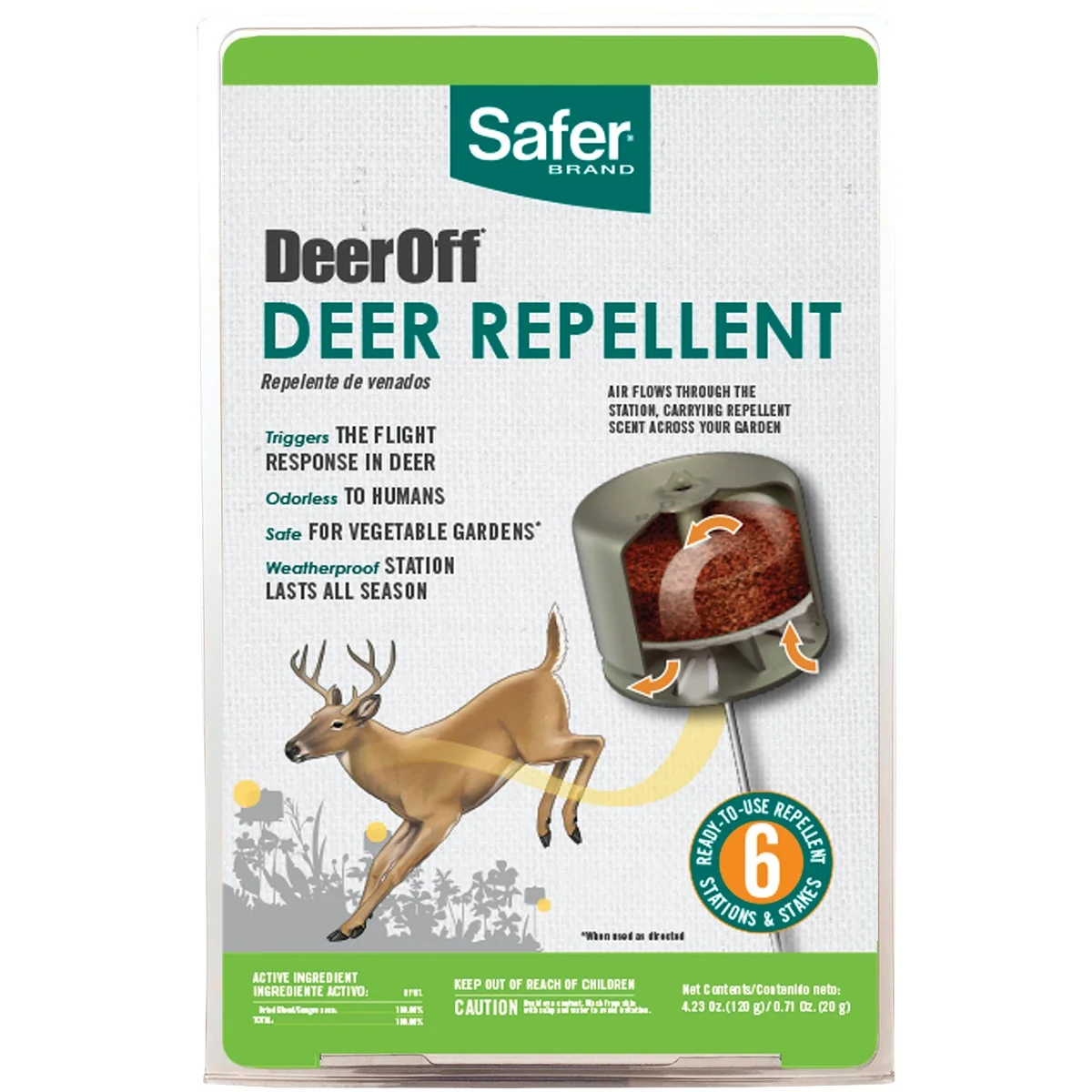Healthy Havahart Deer Off 4.23 Oz. Ready To Use Deer Repellent 6-Pack Lightweight