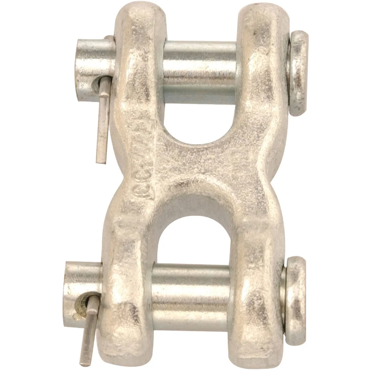 Proven Campbell 7 16 In. x 1 2 In. Zinc-Plated Forged Steel Double Clevis Mid Link Elite
