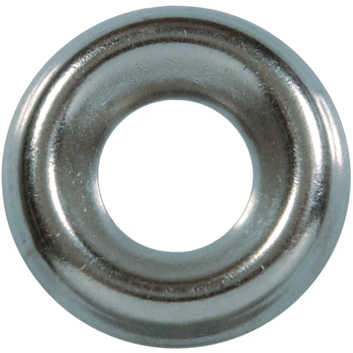 Crafted Hillman 8 Steel Nickel Plated Finishing Washer 10 Ct. Green