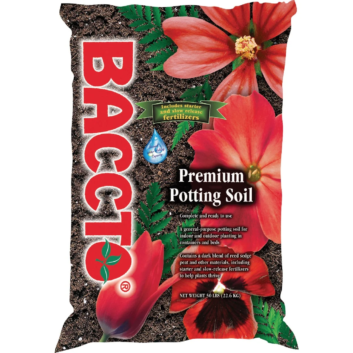 Original Design Baccto 50 Lb. Indoor Outdoor Potting Soil Trendy