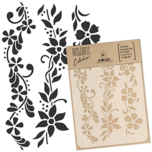 Contemporary Painting Stencil for Crafts A3 11.8 x 16.5 High-Quality