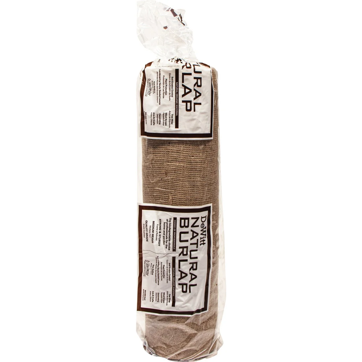 Clean DeWitt 150 Ft. W. x 3 Ft. L. Natural Burlap Casual