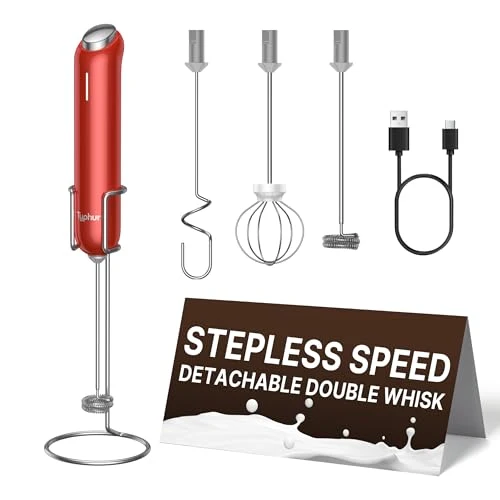 Long-Lasting InstaWhisk Milk Frother with Variable Speed Easy-to-Use