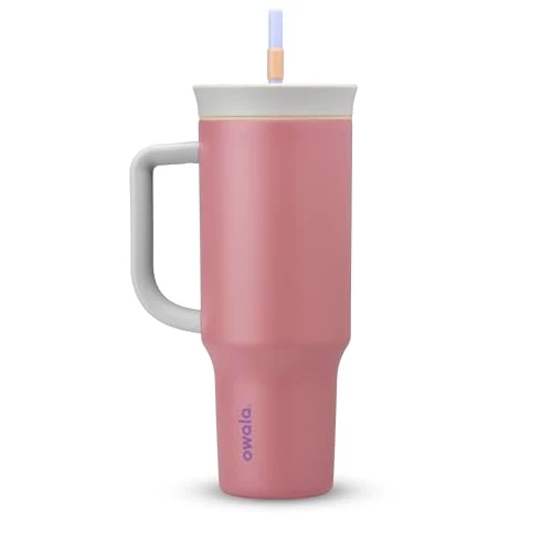 High-Grade Tumbler Stainless Steel Water Bottle 40 oz Yoga Rose Healthy