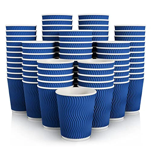Fashionable Disposable Paper Coffee Cups 120 Count Genuine