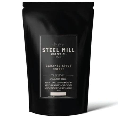 Unique Caramel Apple Medium Roast Whole Bean Coffee 32 Ounce Detailed