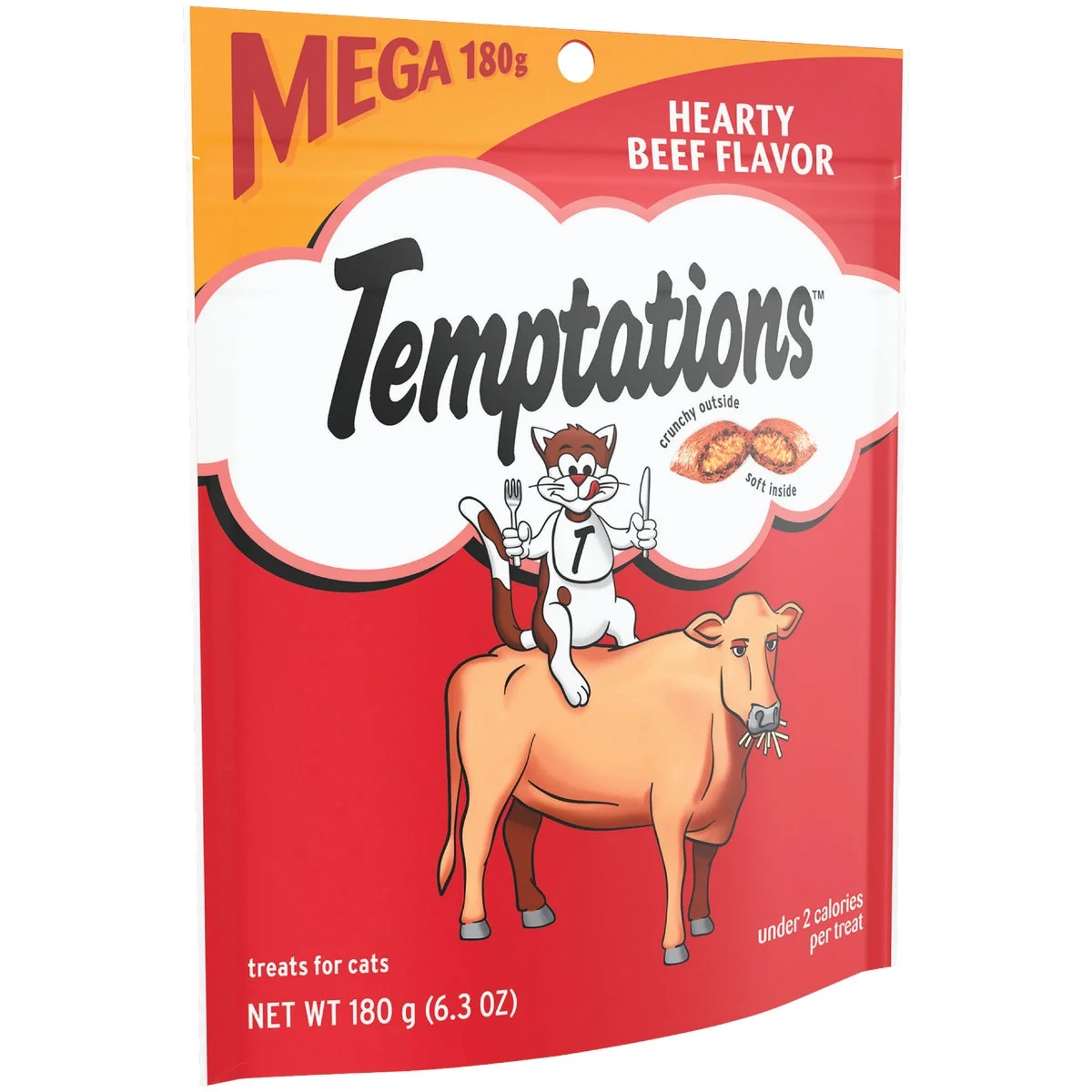 Outstanding Temptations Hearty Beef 6.3 Oz. Cat Treats Crafted
