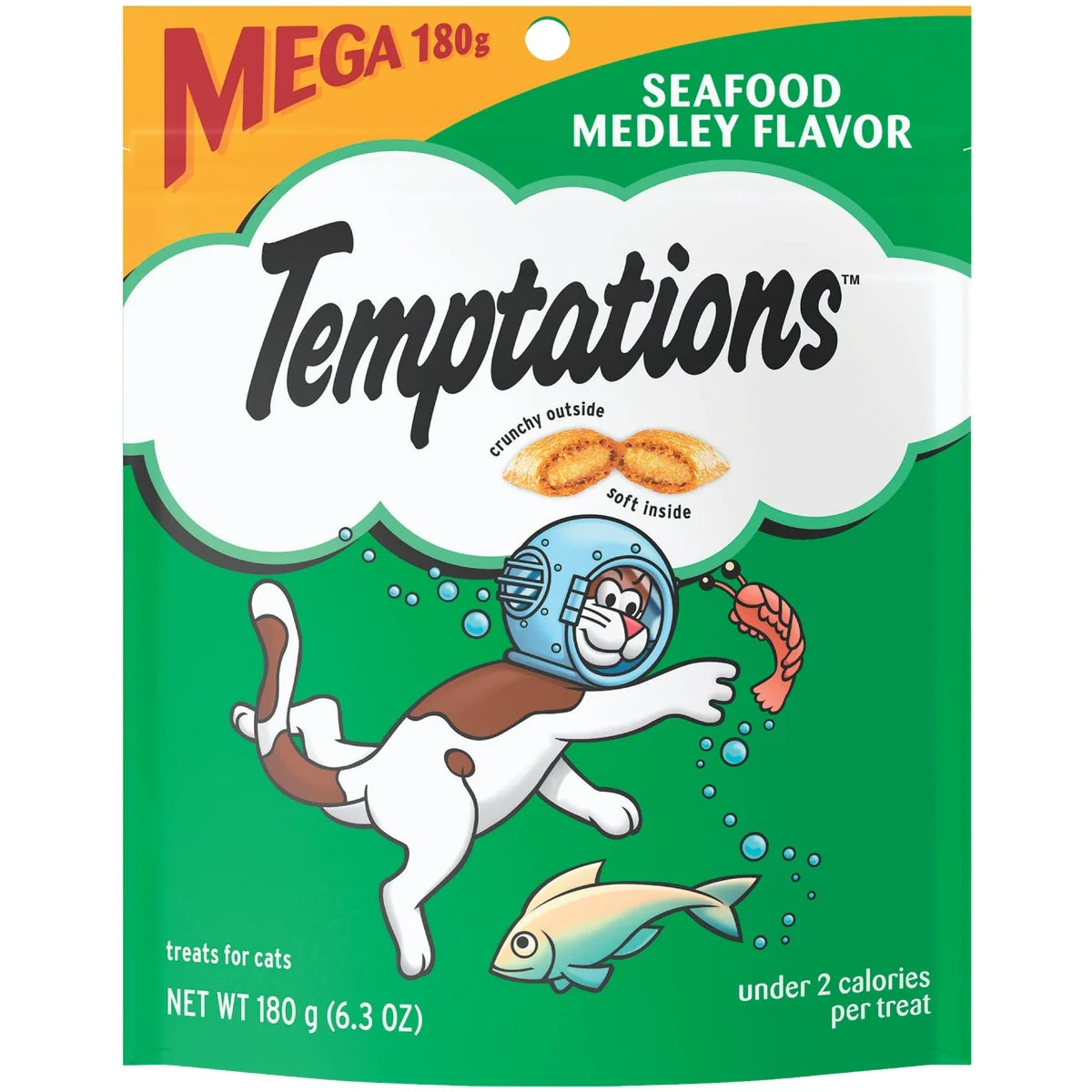 Reliable Temptations Seafood Medley 6.3 Oz. Cat Treats Artisan